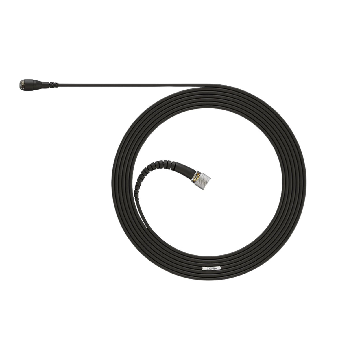 Black DPA 4060 CORE+ MicroLock microphone on a white background.