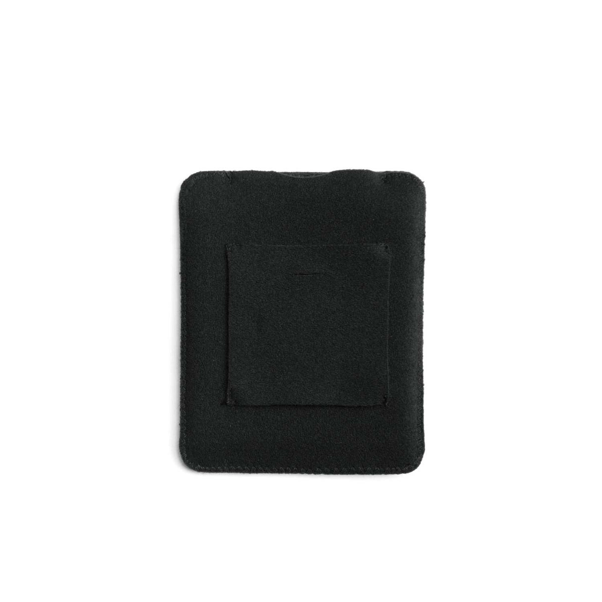 Black Medium Belt Puffy Pouch on a white background.