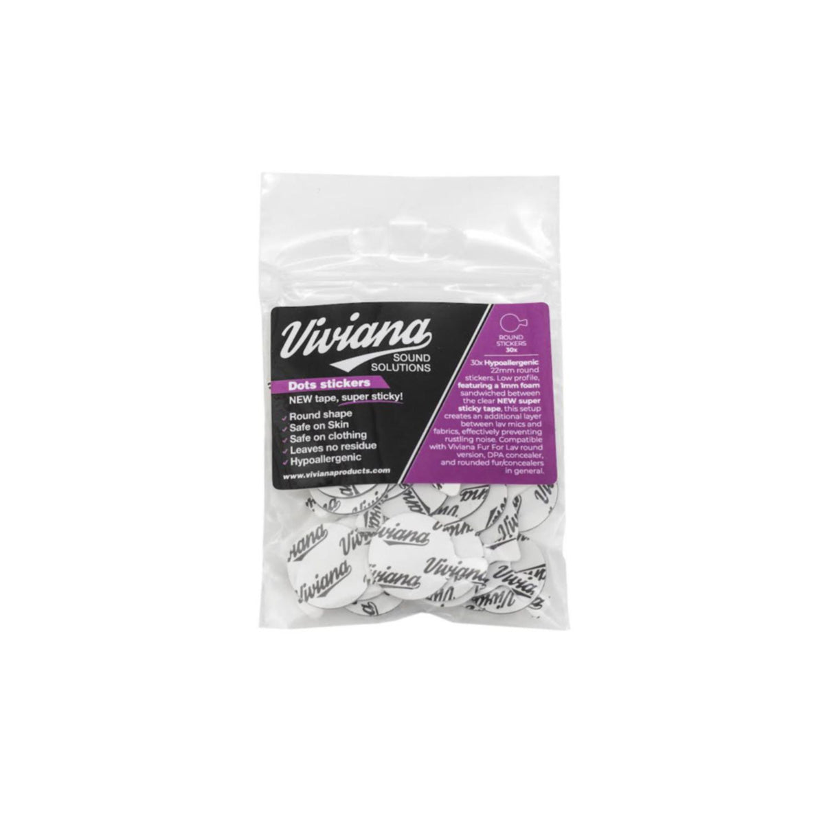 Viviana Dots Premium Round 30 pcs on a white background.