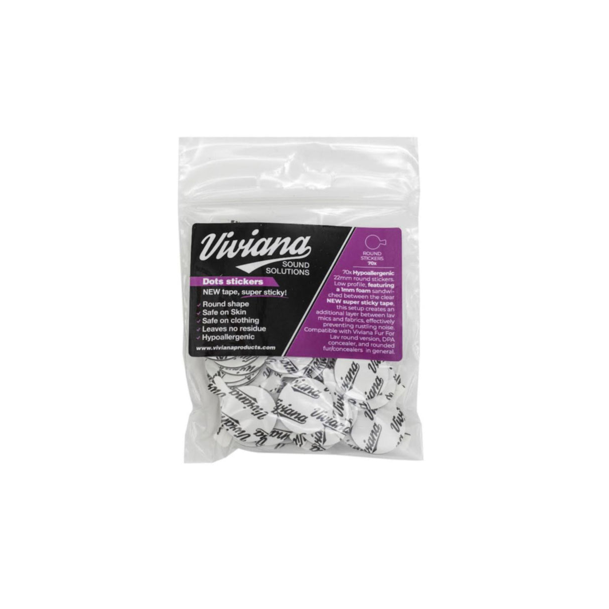 Viviana Dots Premium Round 70 pcs on a white background.