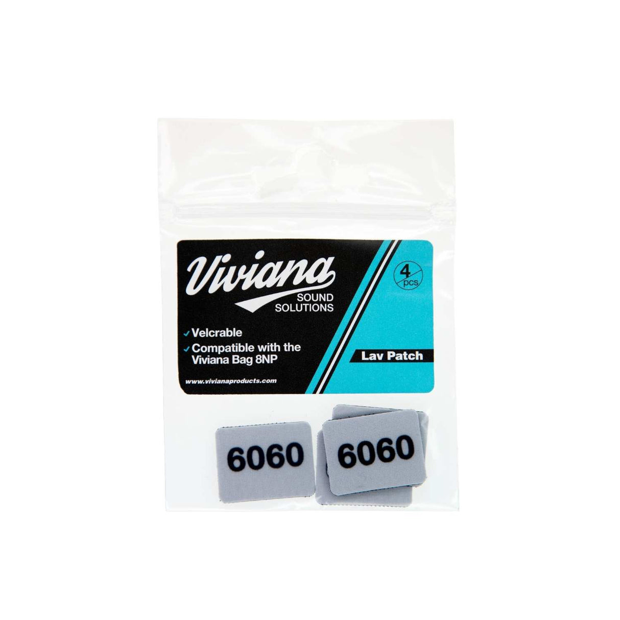White Viviana Lav Patch for 6060 on a white background.