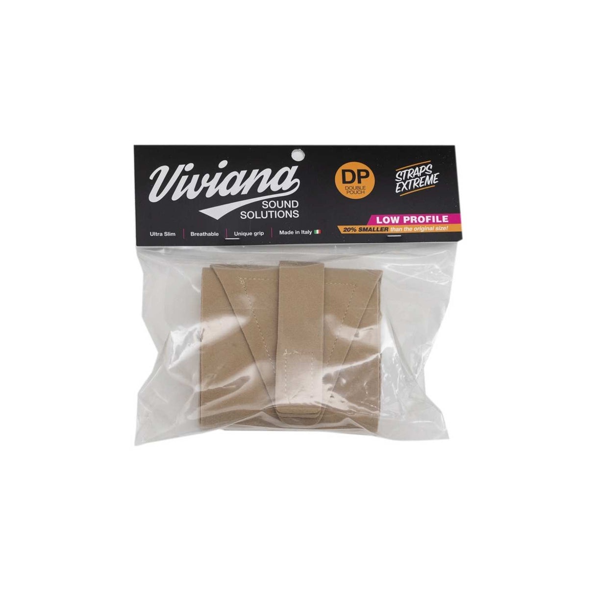 Beige DP LP strap, on a white background.