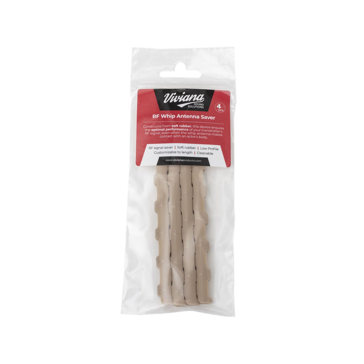 Viviana RF saver beige 4 pack, on a white background.
