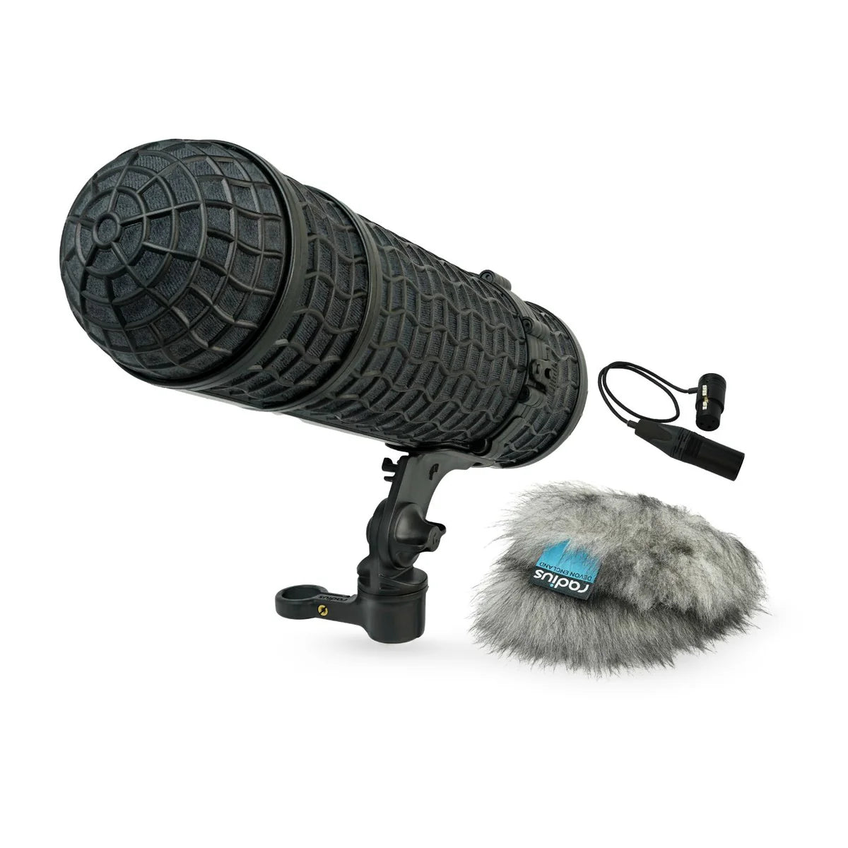 RADIUS Mini-ALTO 280, RAD-2 Kit, PG Handle & 3-Pin XLR Cable, Grey Fur