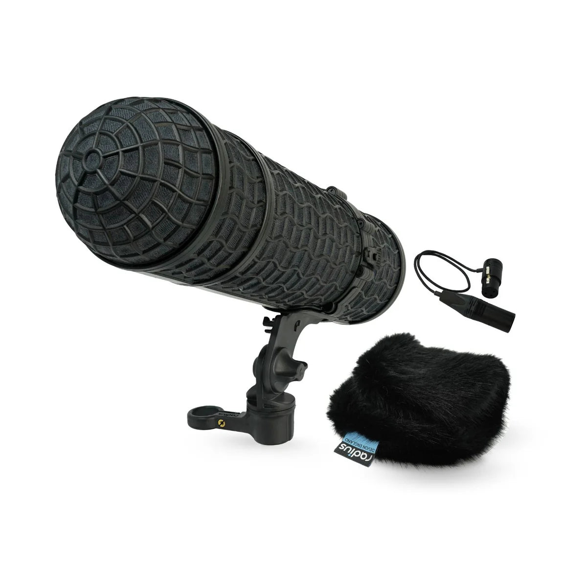 RADIUS Mini-ALTO 300, RAD-2 Kit, PG Handle & 3-Pin XLR Cable, Black Fur