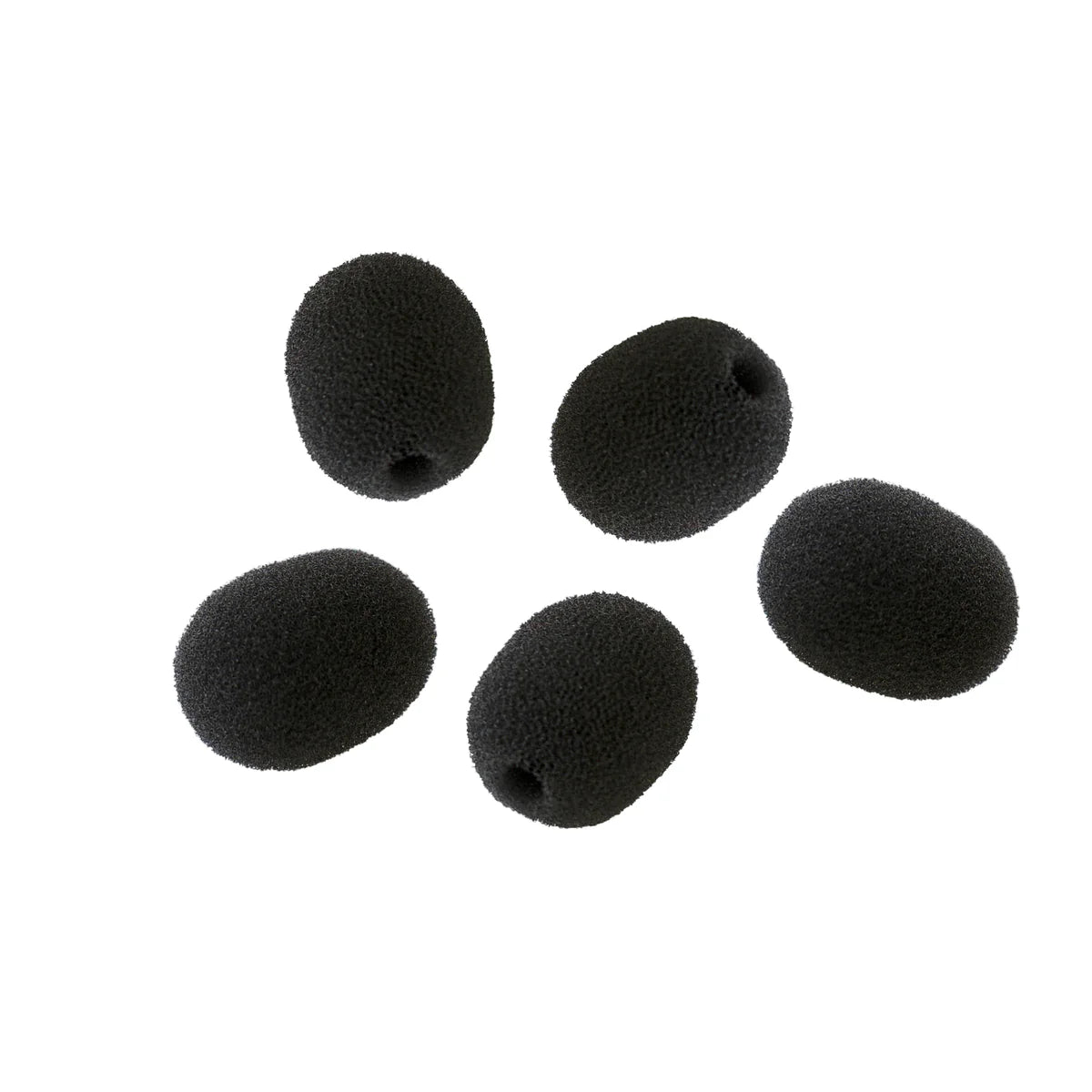 RADIUS Lavalier Mic Foam Windshields Black, Pack of 5