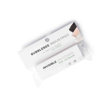 Bubblebee Industries closed pack of invisible lav covers "fur outdoor" on a white background