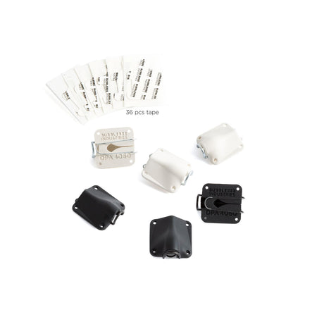 Bubblebee Industries Lav Concealers for DPA 4060 - 6 Pack, on a white background