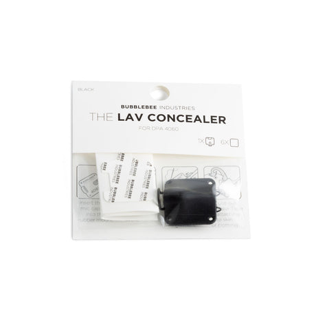 Packaging of Bubblebee Industries Black Lav Concealer for DPA 4060, on a white background
