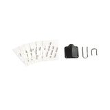Bubblebee Industries Black Lav Concealer for DPA 4060, what's included, on a white background