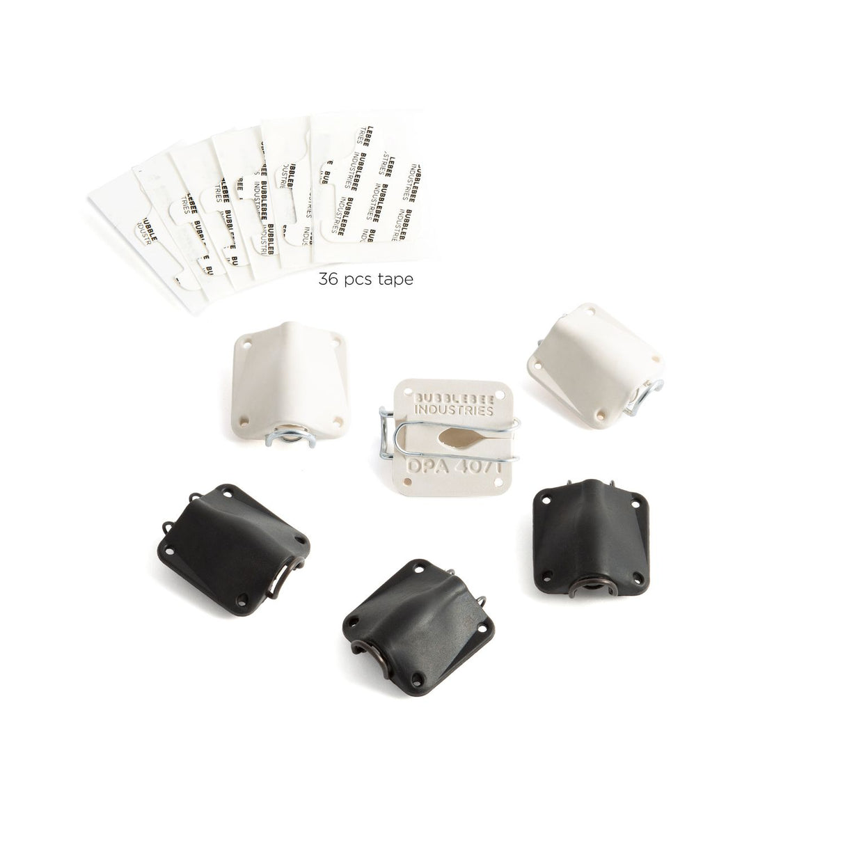 Bubblebee Industries Lav Concealer for DPA 4071 - 6 pack, included, on a white background