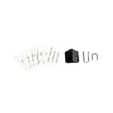Bubblebee Industries black Lav Concealer for DPA 4071, with what's included, on a white background
