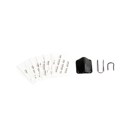 Bubblebee Industries black Lav Concealer for DPA 4071, with what's included, on a white background