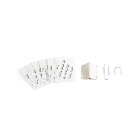 White  Bubblebee Industries Lav Concealer for DPA 4071, with what's included, on a white background