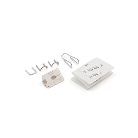 White Bubblebee Industries Lav Concealer for DPA 6060, out of package, on a white background