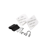 Black Bubblebee Industries Lav Concealer for Countryman B3, with accessories, on a white background