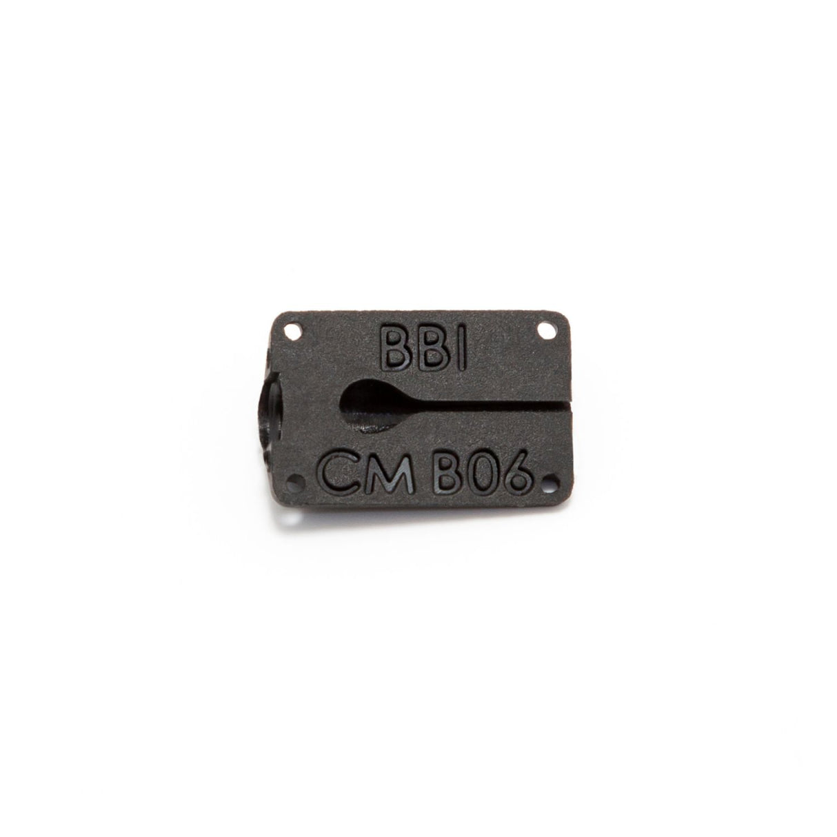 Black Bubblebee Industries The Lav Concealer for Countryman B6, base view,  on a white background
