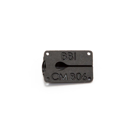 Black Bubblebee Industries The Lav Concealer for Countryman B6, base view,  on a white background