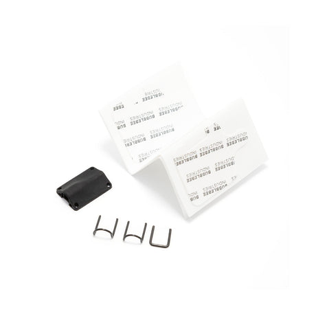 Black BBI The Lav Concealer for Countryman B6 with accessories, on a white background