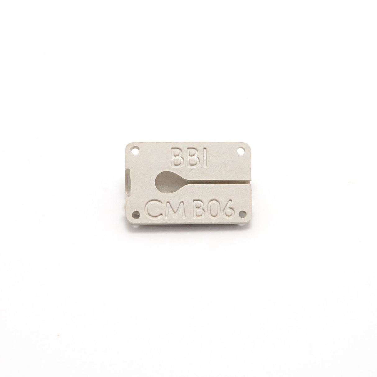 White Black BBI The Lav Concealer for Countryman B6, base view, on a white background