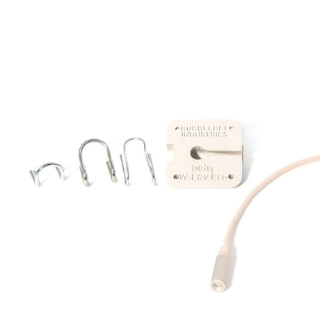 BBI White Lav Concealer for Deity W.Lav Pro with accessories, on a white background