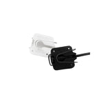 One white and one black Lav Concealer for Sony ECM-V1 on a white background.