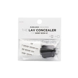 Packaging of Bubblebee Industries black LAV Concealer for Sony ECM-V1 on a white background