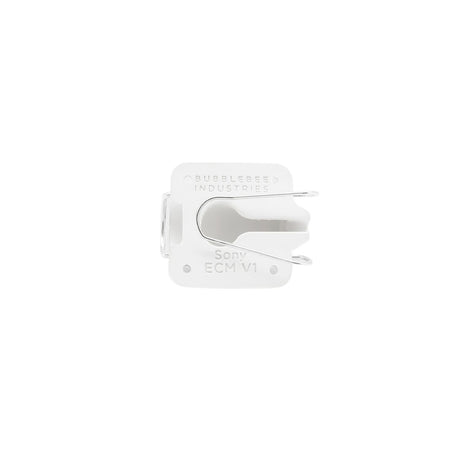 White BBI Lav Concealer for Sony ECM-V1 on a white background