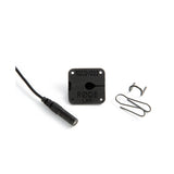 BBI Black Lav Concealer for Rode Lav with accessories, on a white background