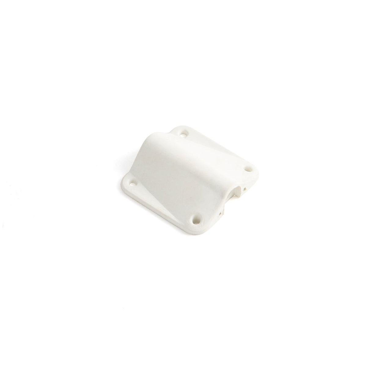 BBI Angled White Lav Concealer for RØDE Lav, on a white background