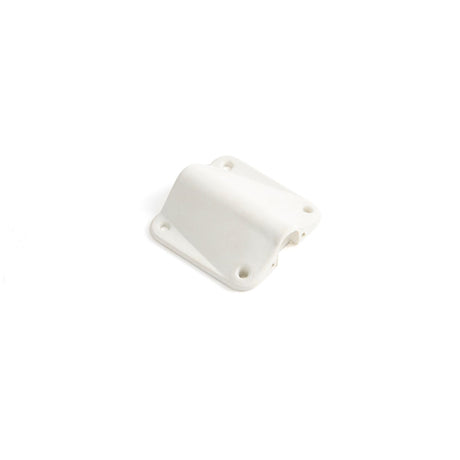 BBI Angled White Lav Concealer for RØDE Lav, on a white background