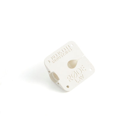 BBI Base view of White Lav Concealer for Rode Lav, on a white background