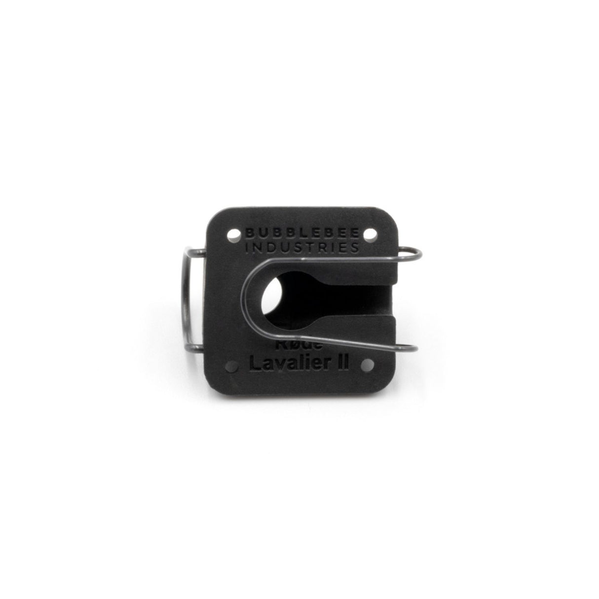 Black Lav Concealer for RØDE Lav II, with 'Bubblebee Industries' branding on a white background