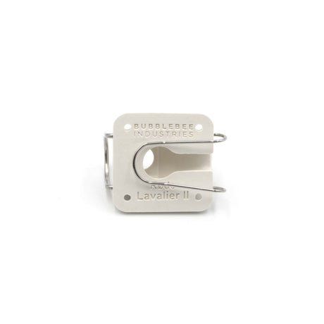 White Lav Concealer for Rode Lavalier II with Bubblebee Industries branding, on a white background