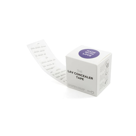 Lav Concealer Tape with packaging on a white background
