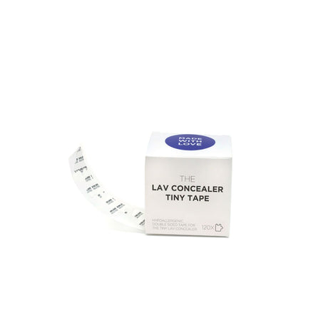 Lav Concealer Tiny Tape in Packaging, on a white background