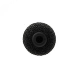 Black foam opening, on a white background