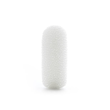 White foam on a white background