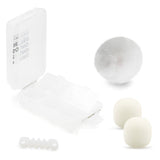 Bubblebee Industries Accessory Case (open) with white Windbubble, foams, Cable Saver, on a white background