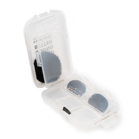 Bubblebee Industries Accessory Case with black Windbubble, foams, Cable Saver inside, on a white background