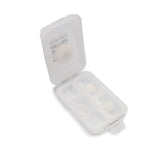 White Windbubble, foams, cable saver, inside Accessories Case, on a white background