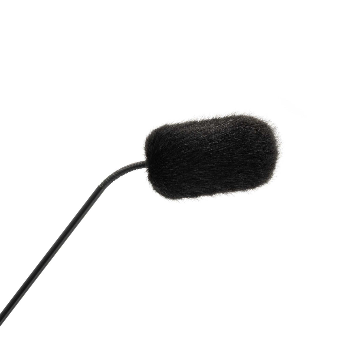 Bubblebee Industries Black Windkiller SE for DPA 4098, on a mic, on a white background