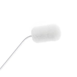 Bubblebee Industries White Windkiller SE for DPA 4098, on a mic, on a white background