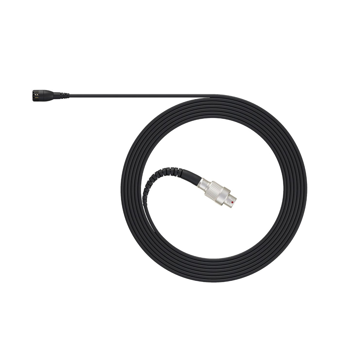 DPA 2061 black 3-pin lemo, on a white background.