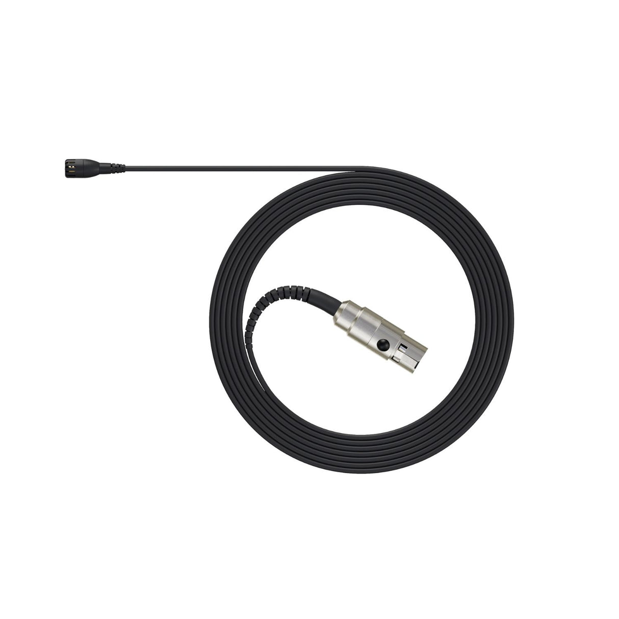 DPA 2061 black TA4F mini-XLR, on a white background.