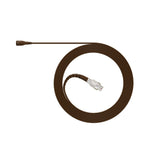 DPA 2061 brown 3-pin lemo, on a white background.