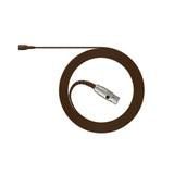 DPA 2061 brown TA4F mini-XLR, on a white background.