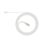 DPA 2061 white 3-pin lemo, on a white background.