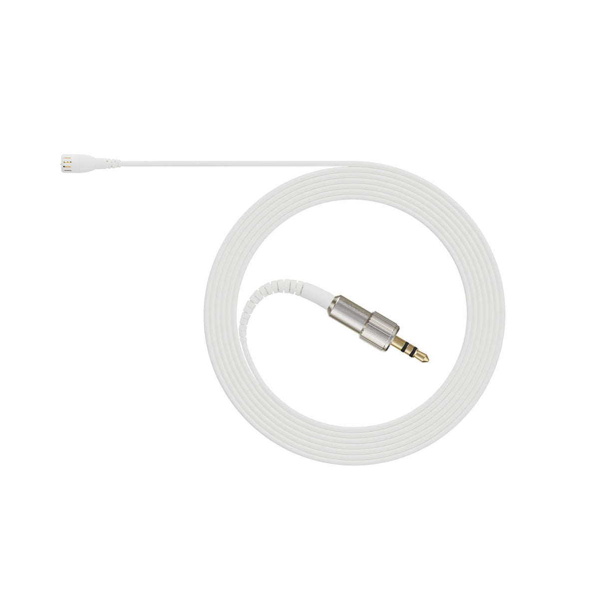 DPA 2061 white mini-jack, on a white background.