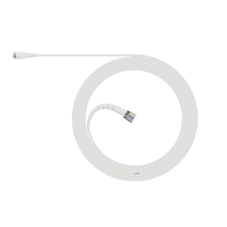 White DPA 4060 CORE+ MicroLock microphone on a white background.